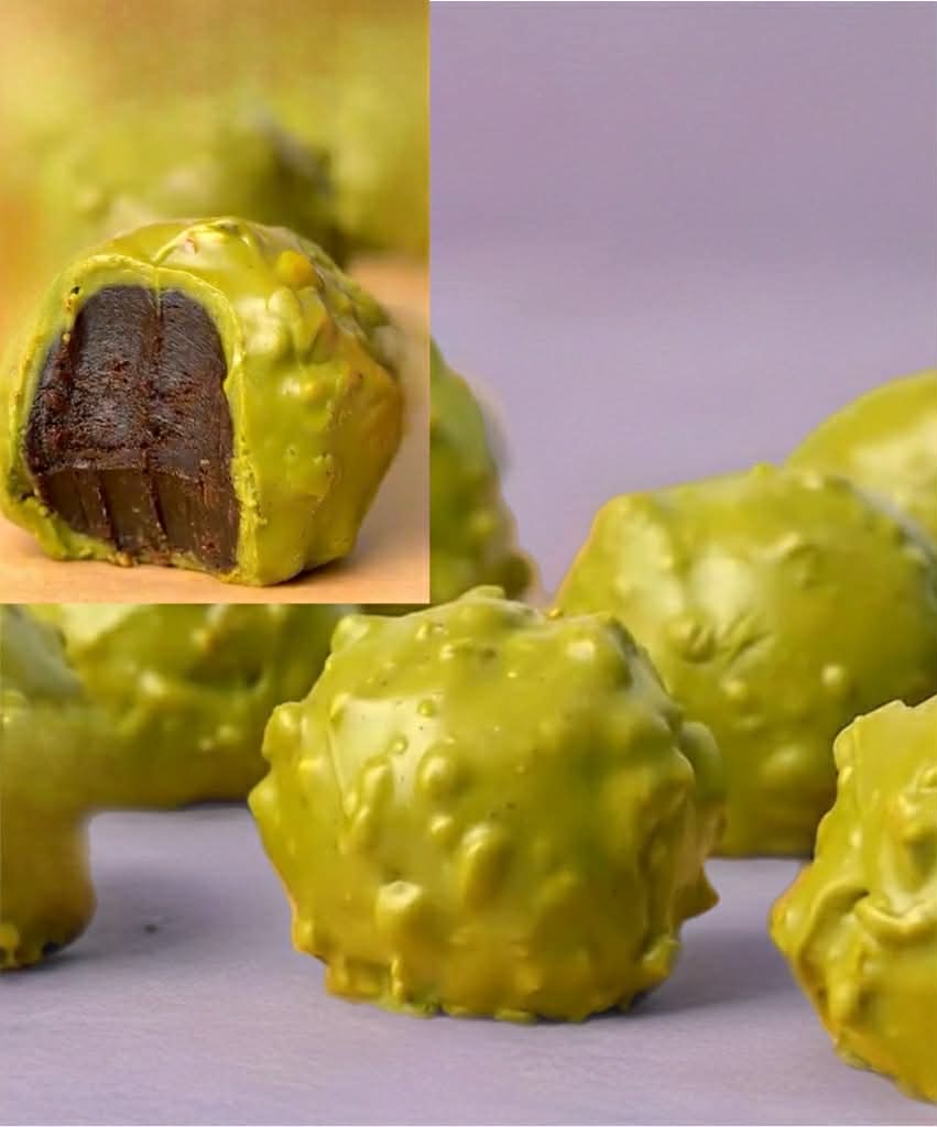 Pistachio Ferrero Brownie balls 12 pack