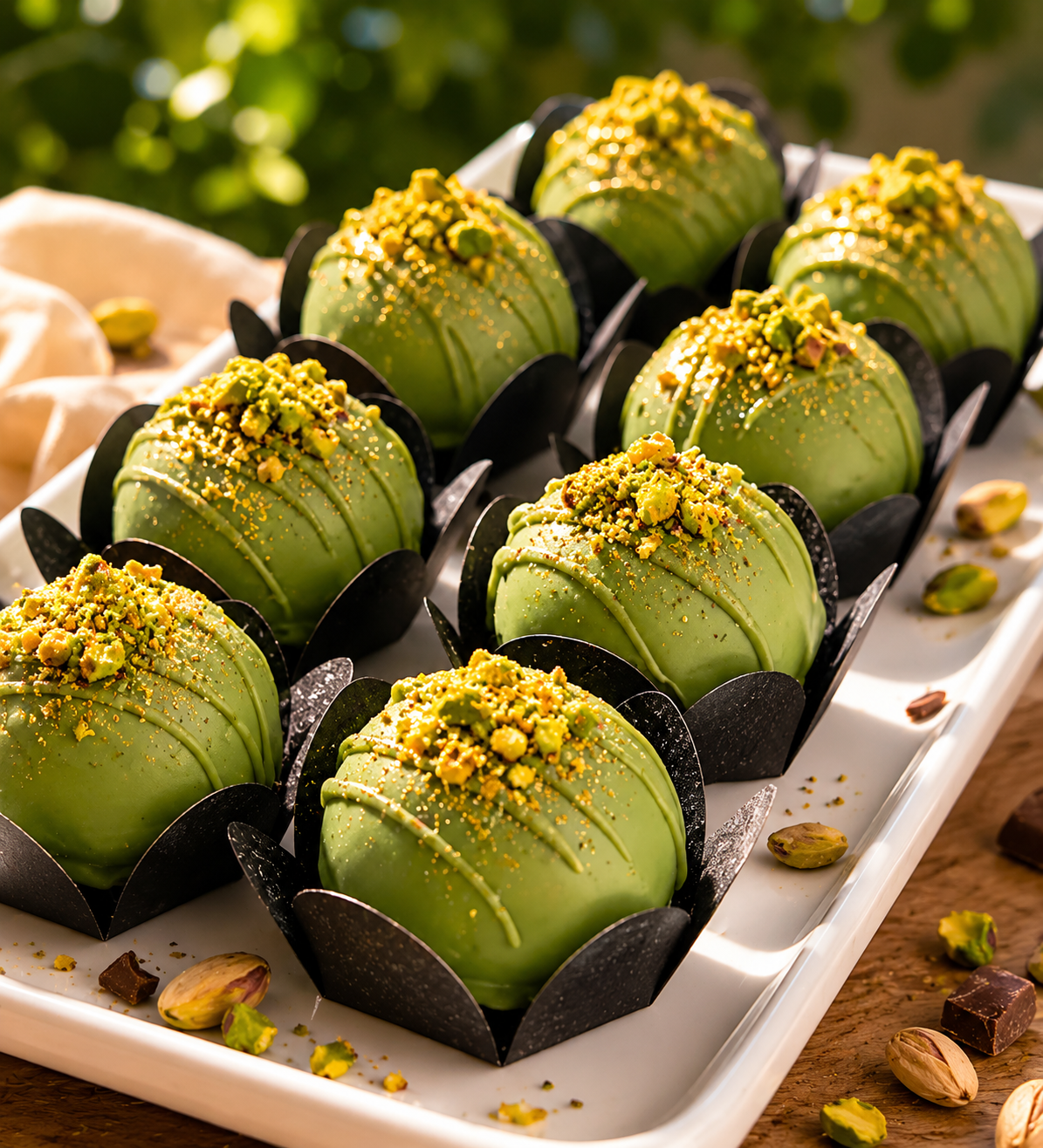 Pistachio Ferrero Brownie balls 4 pack